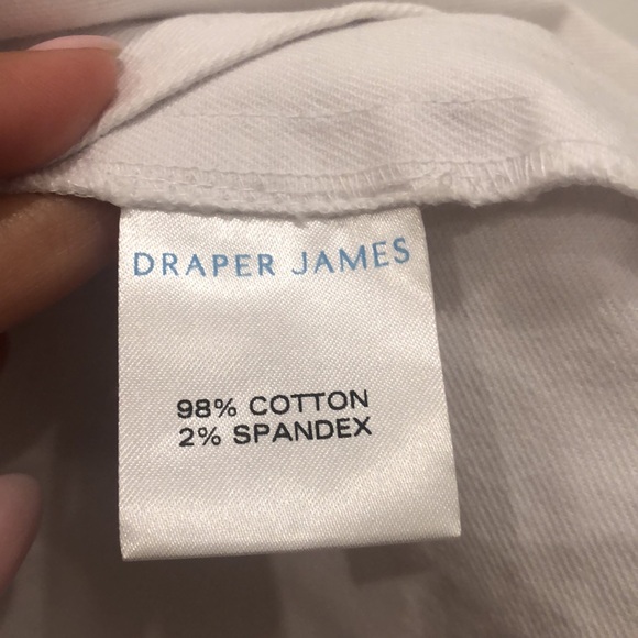 Draper James EUC White Denim Button Down Dress 🤍 - Picture 8 of 10